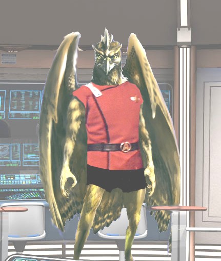 Jeff Goldblum as "Lieutenant Ch'terr"